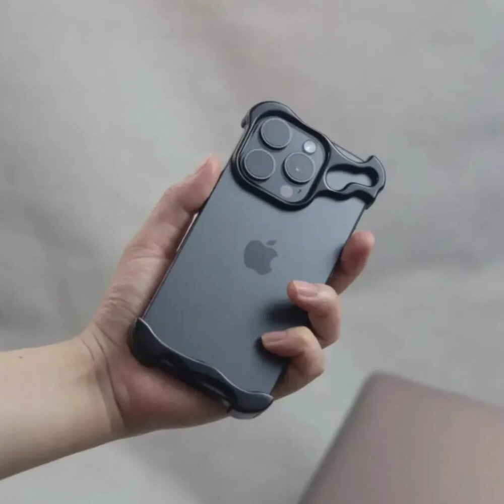 Black and Silver Crystal iPhone Case